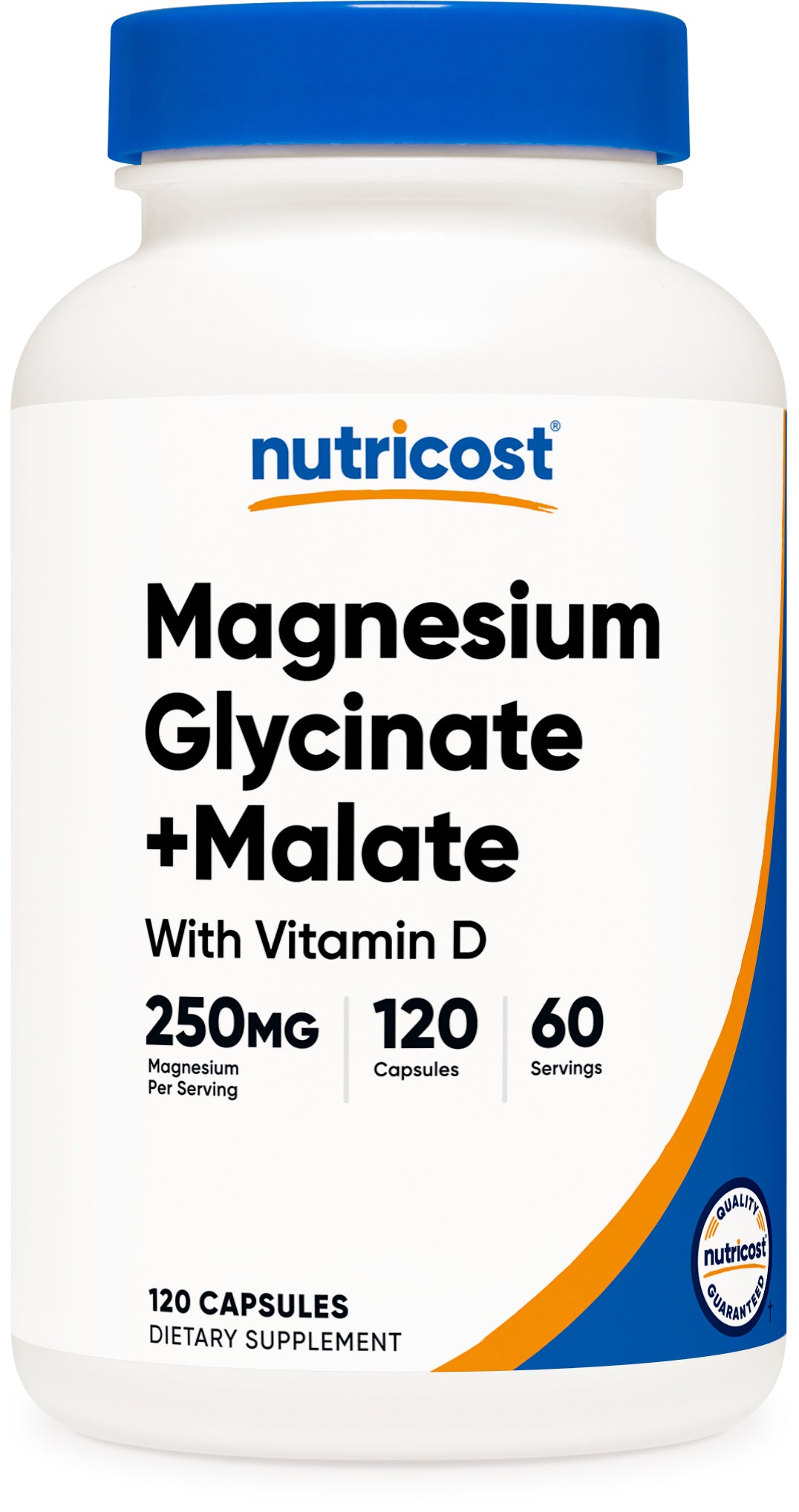 Glicinato + Malato de Magnesio 250 mg – Nutricost