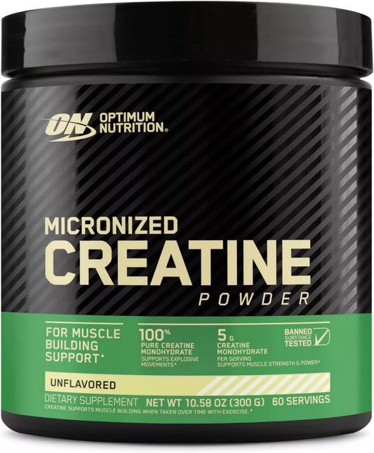Creatina Monohidratada Micronizada 300 g – Optimum Nutrition
