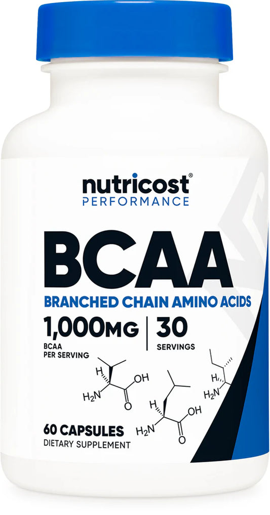 BCAA 1.000 mg en Cápsulas – Nutricost