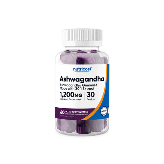 Ashwagandha en Gomitas 1.200 mg – Nutricost