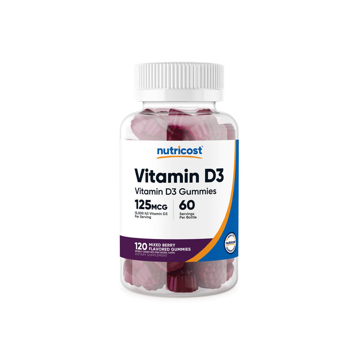 Vitamina D3 en Gomitas – Nutricost