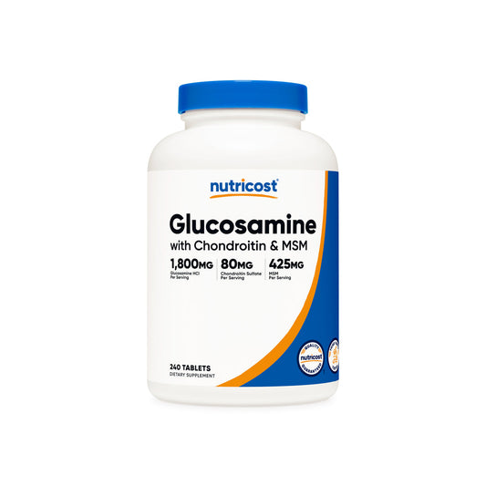 Glucosamina con Condroitina y MSM – Nutricost